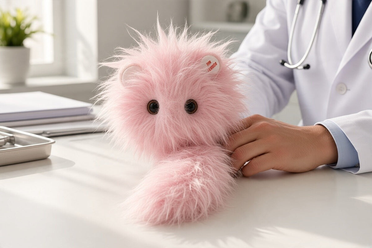 Pink Fluffy AI Companion Plush
