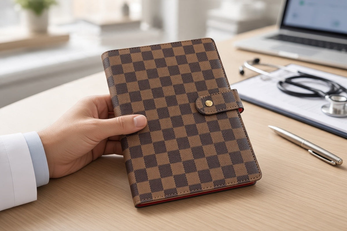 Rounds Ready Checkered Padfolio