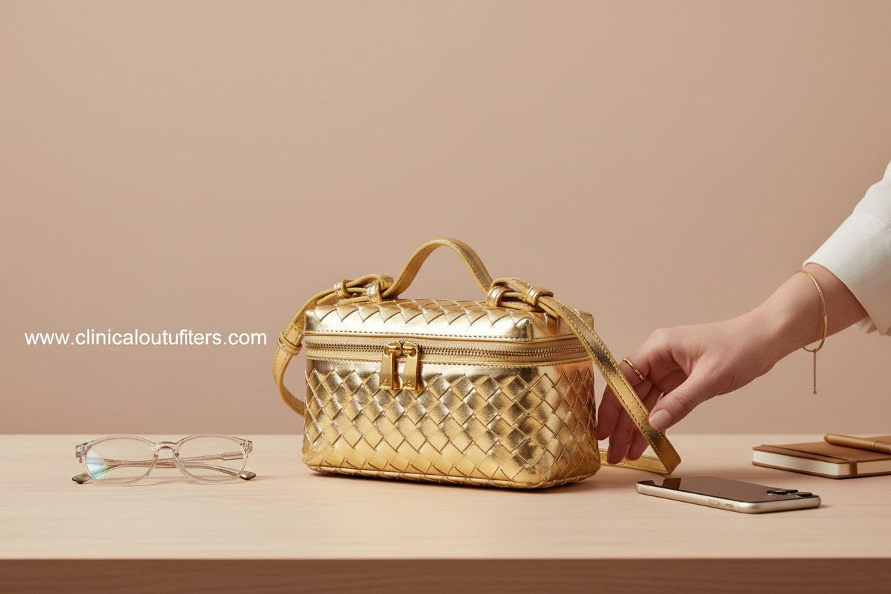 Woven Texture Tote Bag for Women — Trendy Handheld &amp; Crossbody