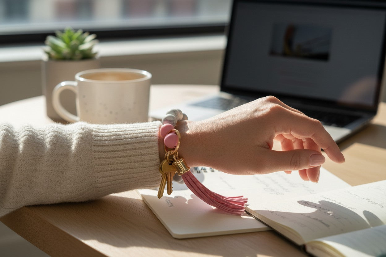 Clinical Luxe Tassel Keychain Clinical Outfitters