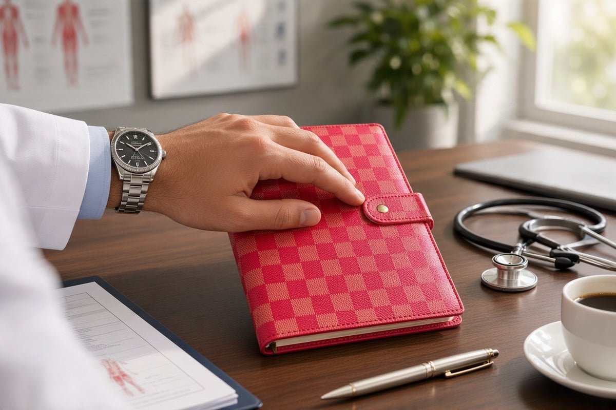 Rounds Ready Checkered Padfolio